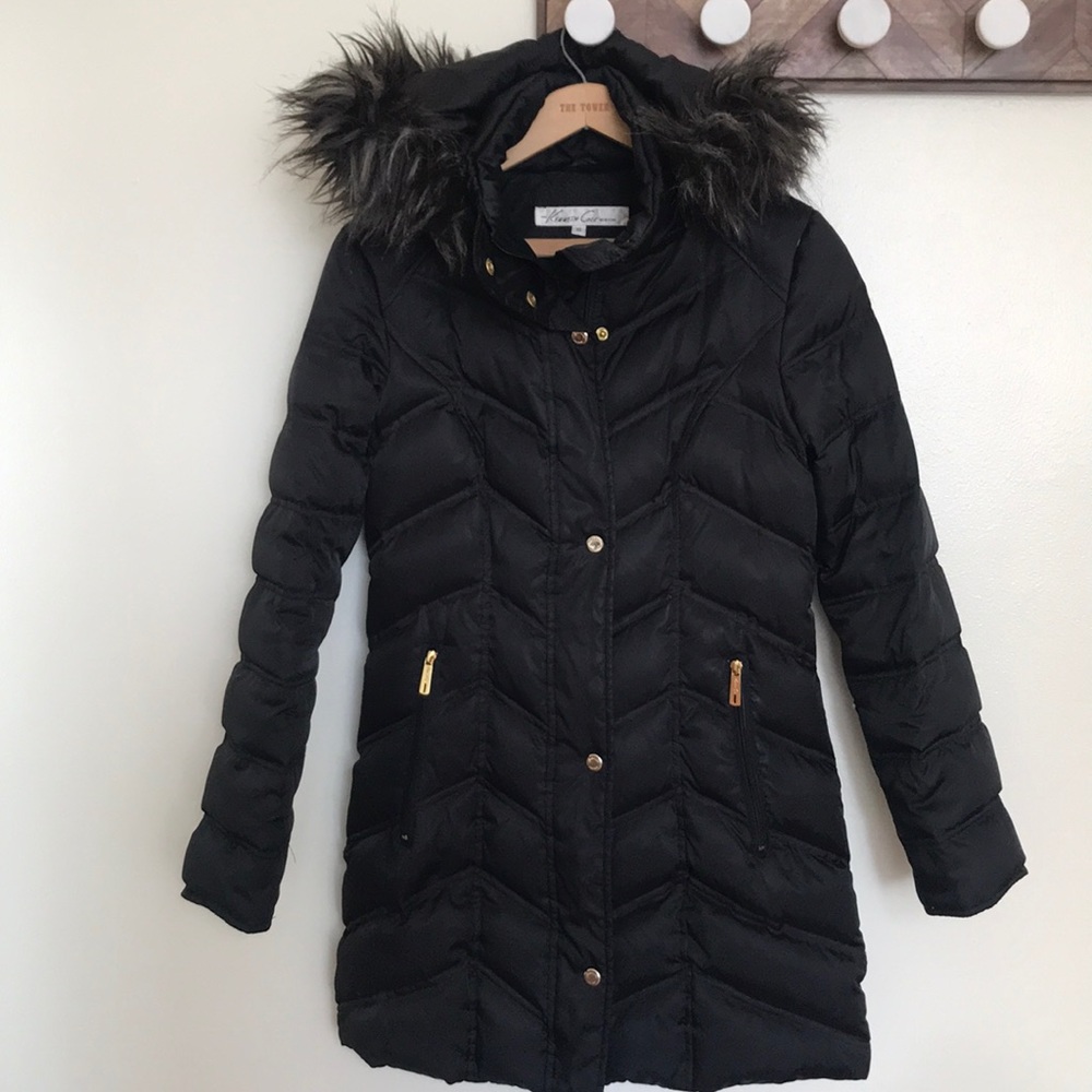 Kenneth Cole down lined coat